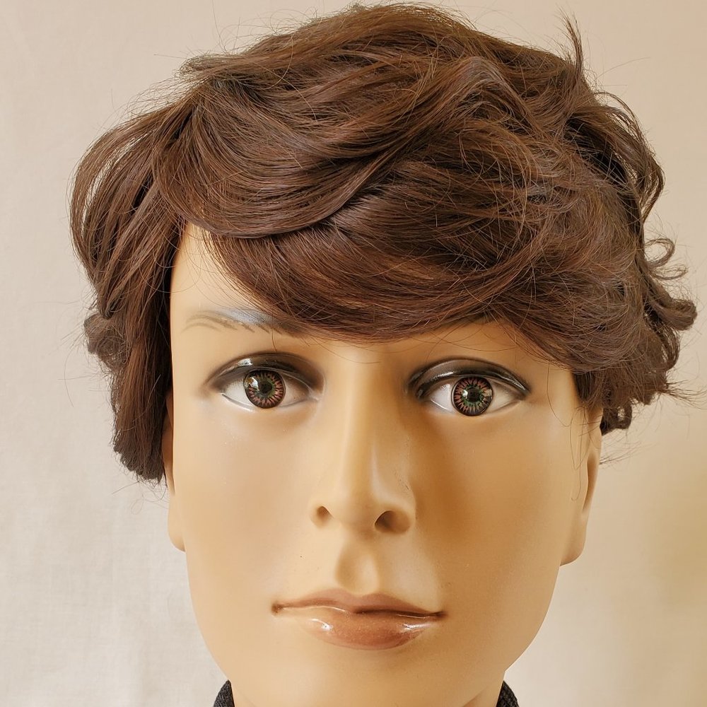 6" Men’s Toupee,Human Hair, 8″X10″ French Lace # 4 - Picture 1 of 10